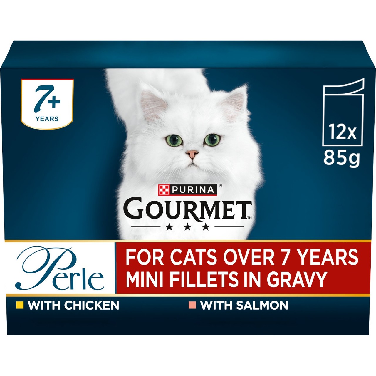 Gourmet Perle Senior Cat 7+ Chef's Collection In Gravy