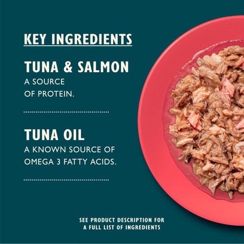 にゃんこ好きLILY'S KITCHEN SHREDDED FILLETS Lily's Kitchen Wet Cat Food Tuna & Salmon Shredded Fillets | Pets