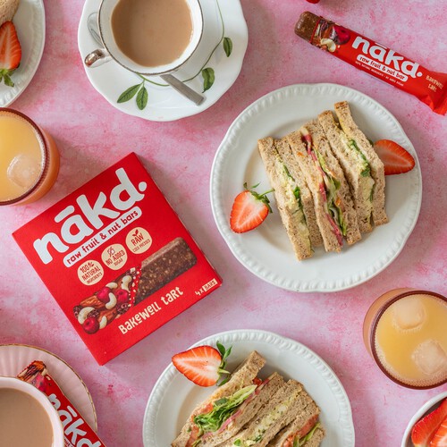 Nakd Bakewell Tart 4 Raw Fruit & Nut Bars 