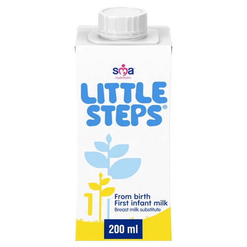 SMA Little Steps First Baby Milk Liquid Ready To Feed