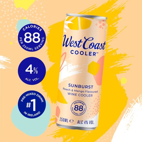 West Coast Cooler Sunburst 250ml