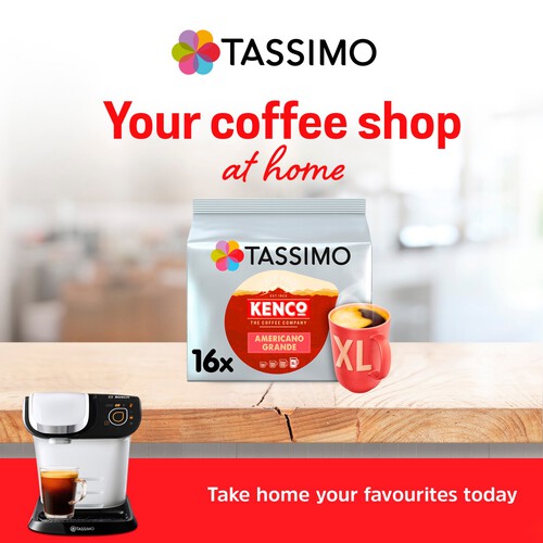 Tassimo Kenco Americano Grande XL Coffee Pods x16