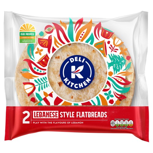 Deli Kitchen Lebanese Style Flatbreads