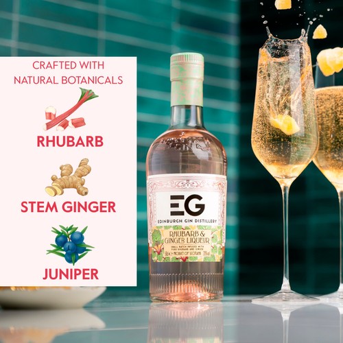 Edinburgh Gin Rhubarb & Ginger Liqueur