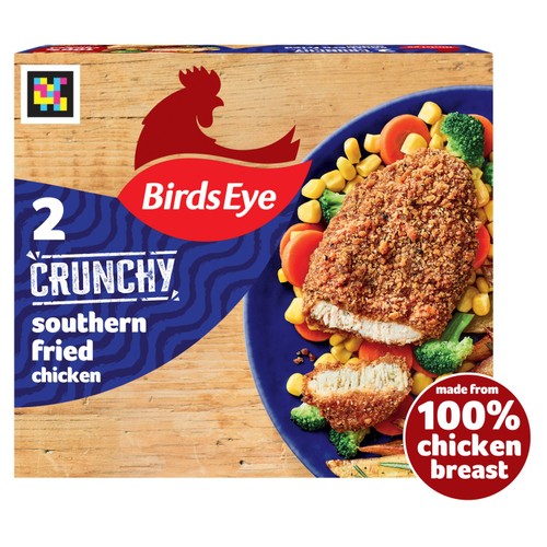 Birds Eye 2 Southern Fried Breaded Chicken Breast Steaks 180g