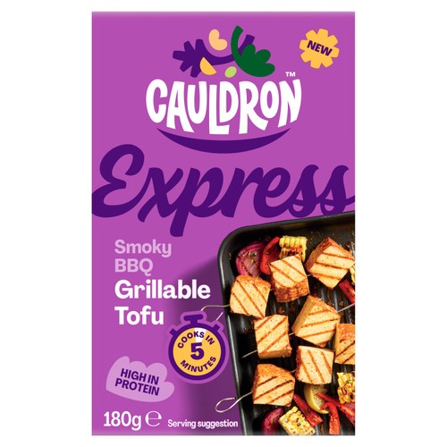 Cauldron Express Tofu Smoky BBQ Grillable 180G