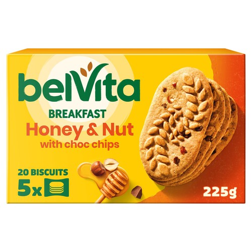 BelVita Breakfast Biscuits Honey & Nuts 5 Pack