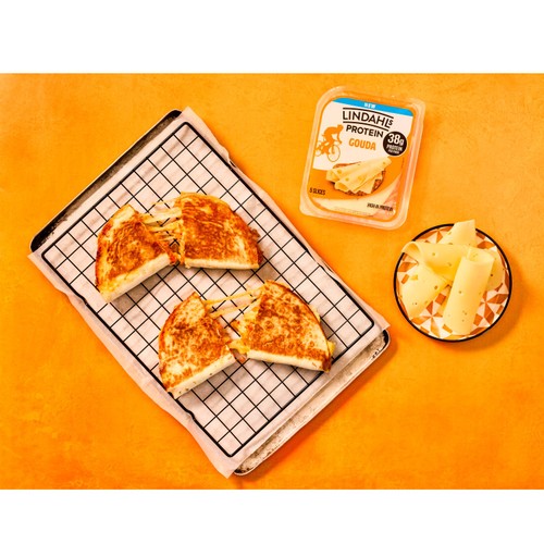 Lindahls Protein Gouda Cheese Slices 125g
