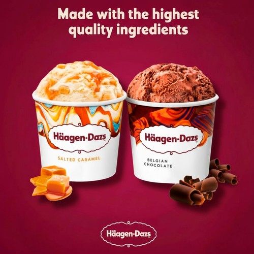 Haagen-Dazs Indulgence Collection Minicup Ice Creams
