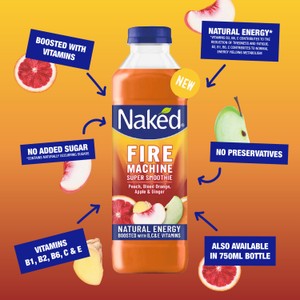 Naked Fire Machine Super Smoothie 750ml - Morrisons Online Groceries