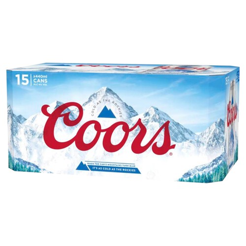 Coors Lager Beer Cans 