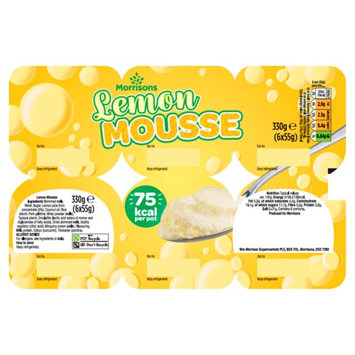 Morrisons Lemon Mousse 