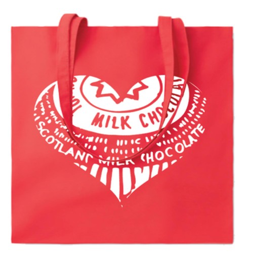 Tunnocks Heart 5oz Cotton Tote Bag