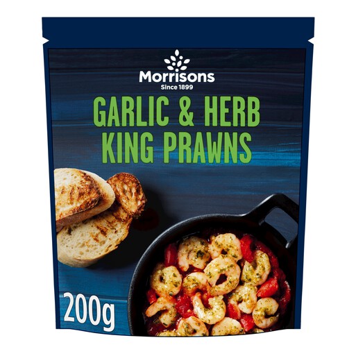 Morrisons Garlic & Herb Prawns