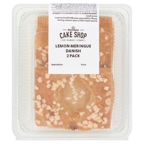 Morrisons lemon meringue danish