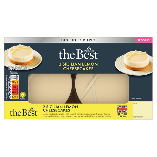 Morrisons The Best Twin Lemon Cheesecake