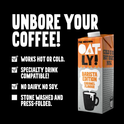 Oatly Barista Edition Caramel Flavour Oat Drink 1l
