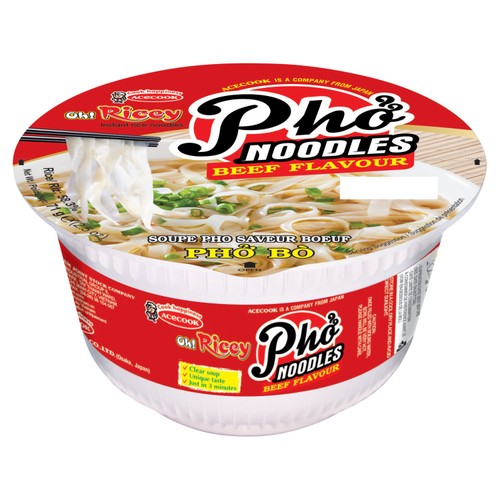 Oh! Ricey instant rice noodles beef flavour