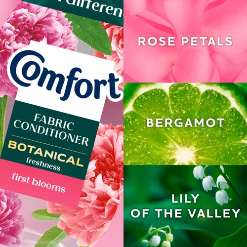 Comfort Botanical Fabric Conditioner First Blooms 38 Washes