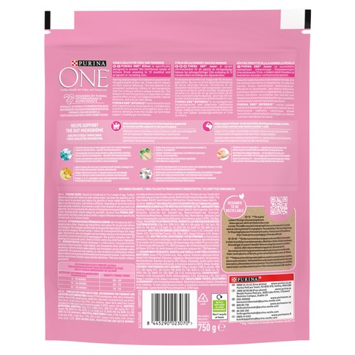 Purina ONE Dry Kitten Food Rich in Chicken 750g