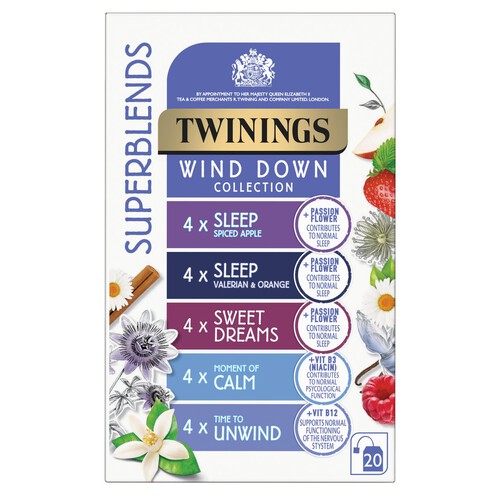 Twinings Superblends Wind Down Collection 20 Tea Bags