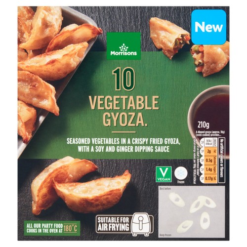 Morrisons 10 Vegetable Gyoza & Dipping Sauce 210g