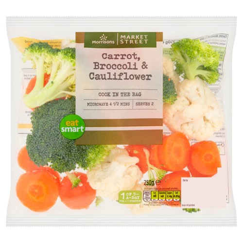Morrisons carrot broccoli cauliflower
