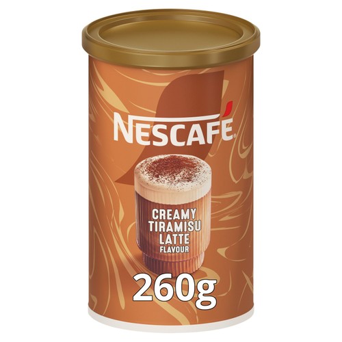Nescafe Tiramisu Latte Coffee 260g Tub