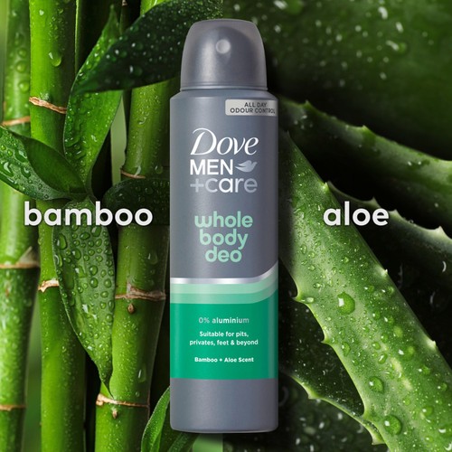 Dove For Men Whole Body Spray Bamboo Aloe 