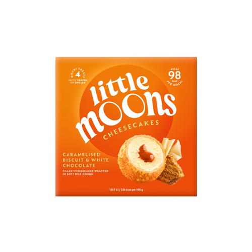 Little Moons Caramelised Biscuit & White Chocolate Cheesecakes Mochi