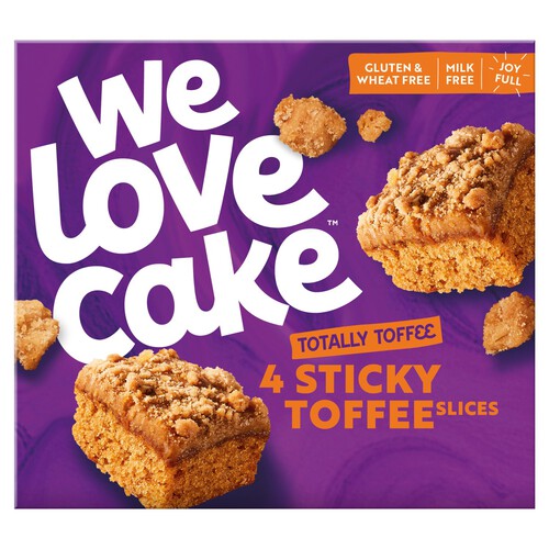 We Love Cake Totally Toffee Sticky Toffee Slices 