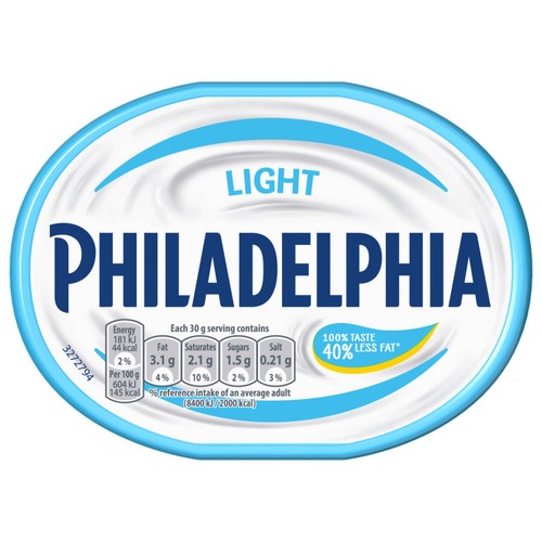 Philadelphia Light Low Fat Soft Cream Cheese 165g