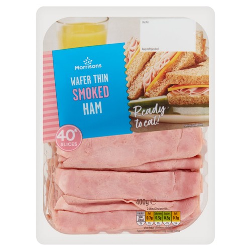 Morrisons wafer thin smoked ham