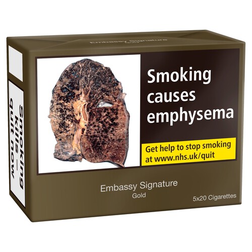 Embassy Signature Gold Cigarettes Multipack