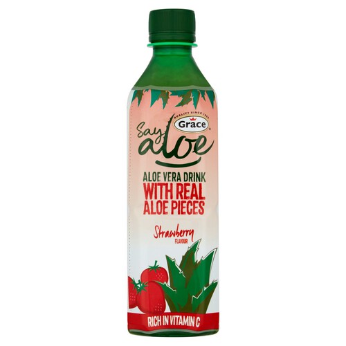 Grace Strawberry Aloe Vera Juice Drink