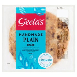 Geetas Plain Naan Bread 260g