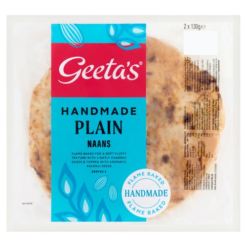 Geetas Plain Naan Bread 260g
