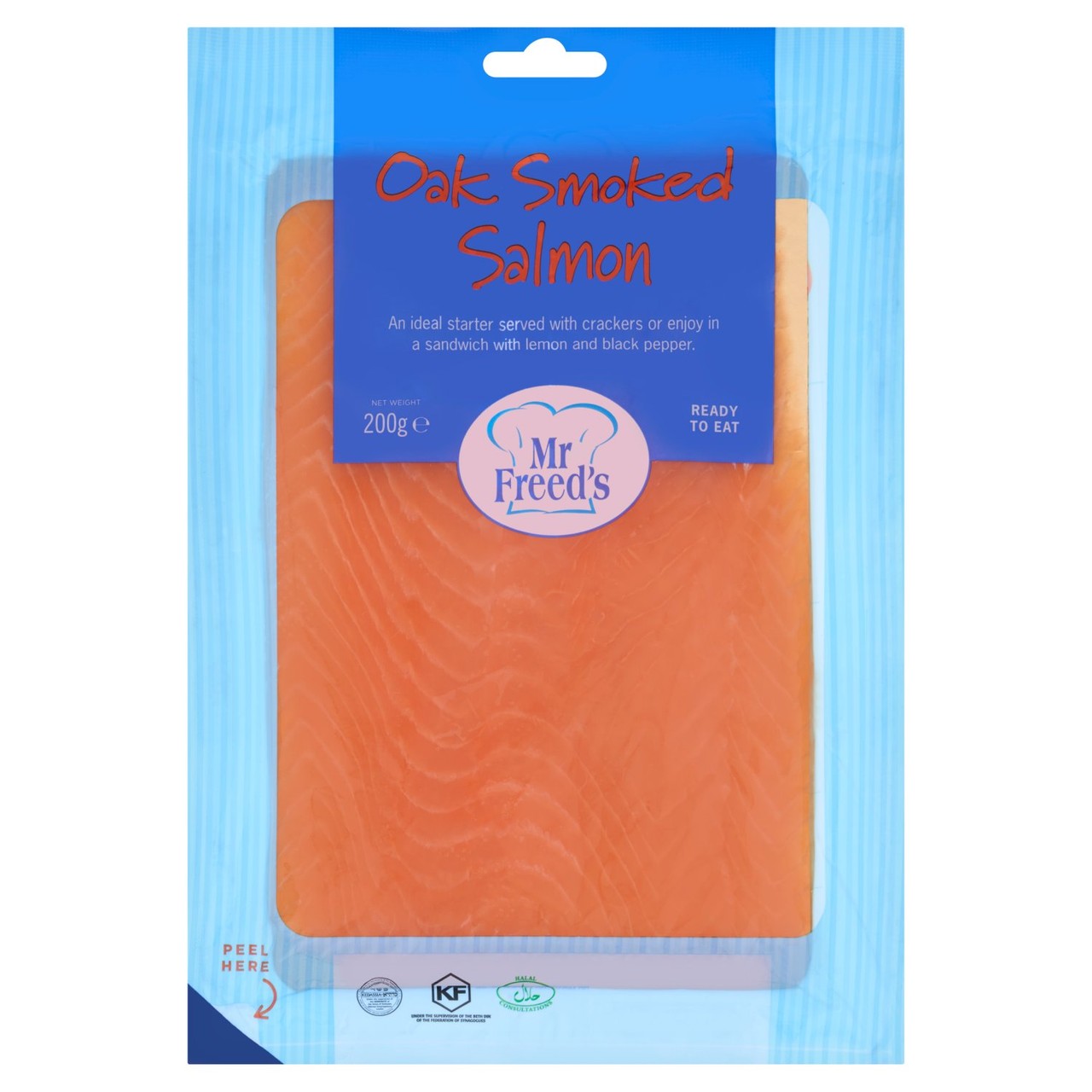 Mr Freeds Oak Smoked Salmon 200g