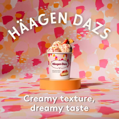 Haagen-Dazs Strawberry Cheesecake Ice Cream