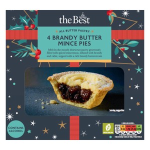 Morrisons The Best Brandy Butter Mince Pies 6 Pack