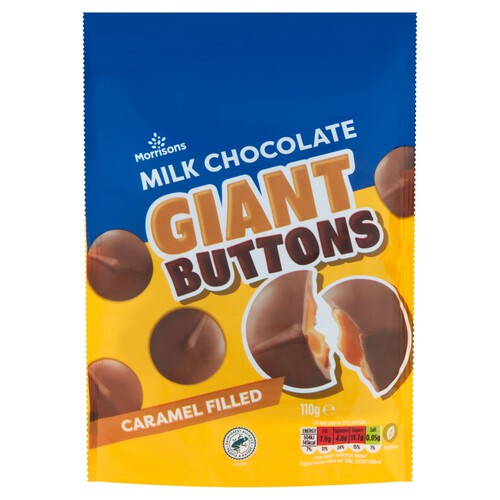 Morrisons Caramel Filled Giant Buttons 