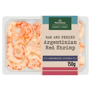 Morrisons Frozen Raw Peeled Argentinian Red Shrimp