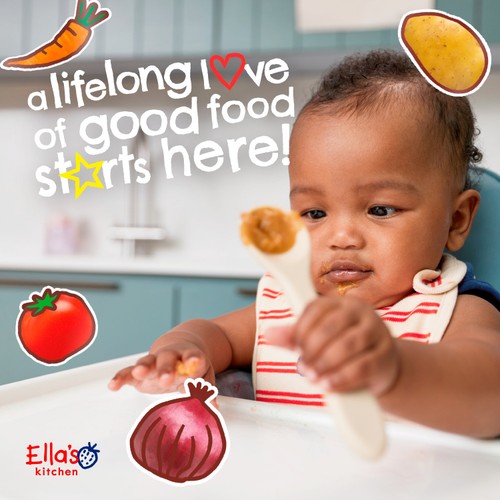 Ella's Kitchen Bananas Bananas First Tastes Baby Food Pouch 4+ Months