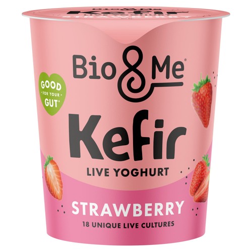 Bio & Me Strawberry Kefir Live Yoghurt 350g