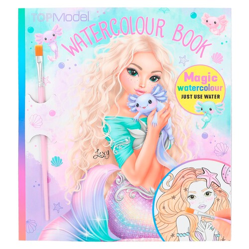 Topmodel Watercolour Book Mermaid