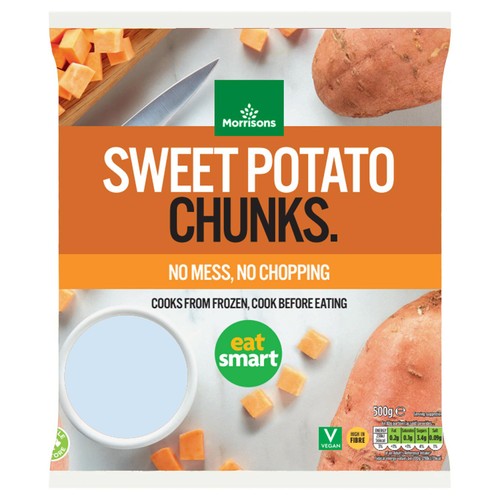 Morrisons Sweet Potato Chunks  500g