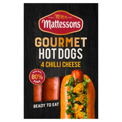 Mattessons Gourmet Hotdog Chilli Cheese