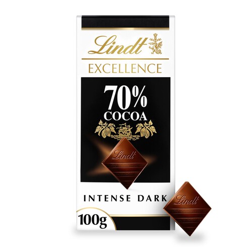 Lindt Excellence 70% Cocoa Dark Chocolate