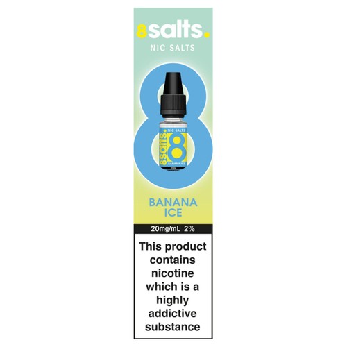 8Salts Nic Salts 20mg Banana Ice 10ml