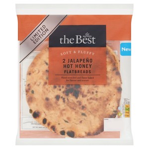 Morrisons The Best Jalapeno Hot Honey Flatbreads